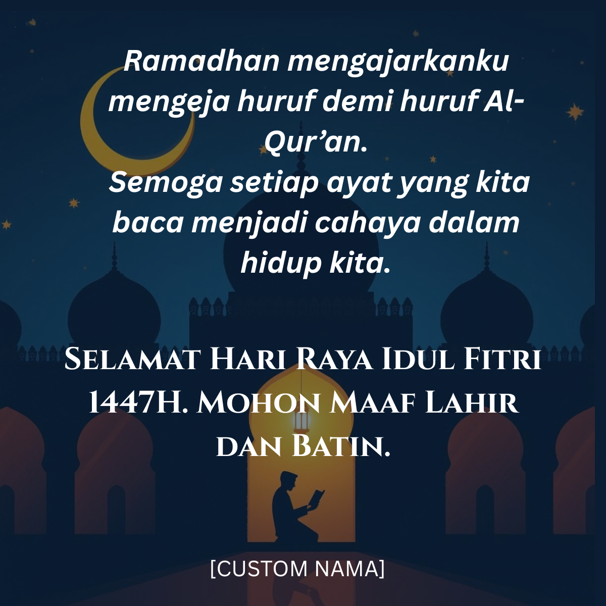 Contoh Kartu Personal